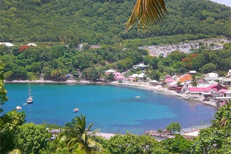 le bourg de Deshaies