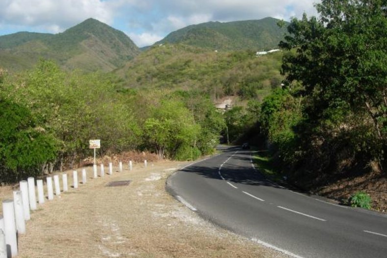 Arrivée près du chemin d'accès
