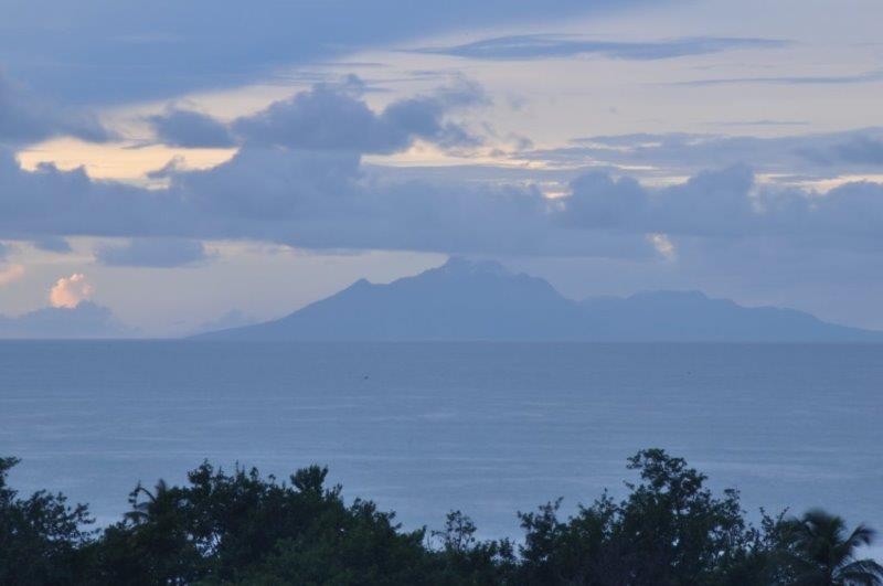 vue sur le volcan de Montserrat