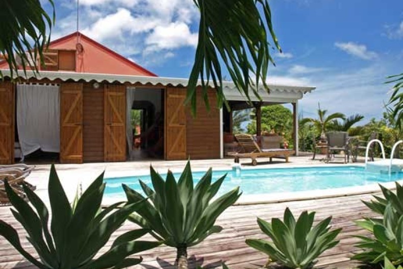Villa Fleurs du Bonheur - Vue du deck piscine