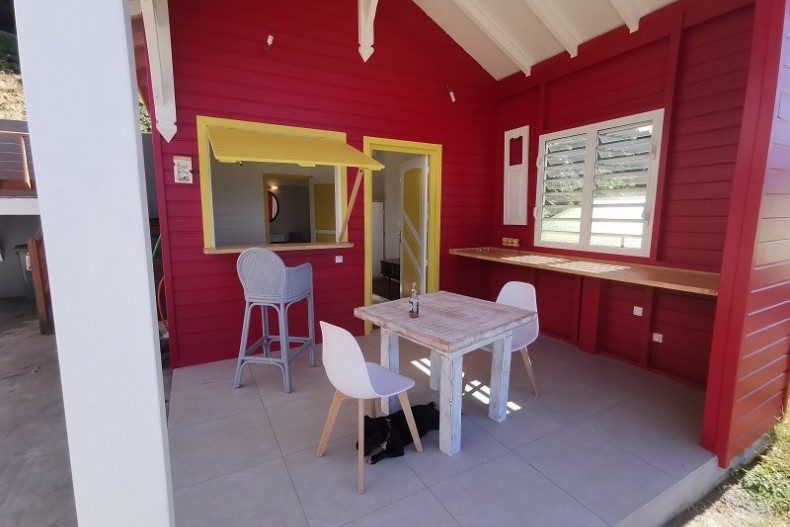 Terrasse du bungalow