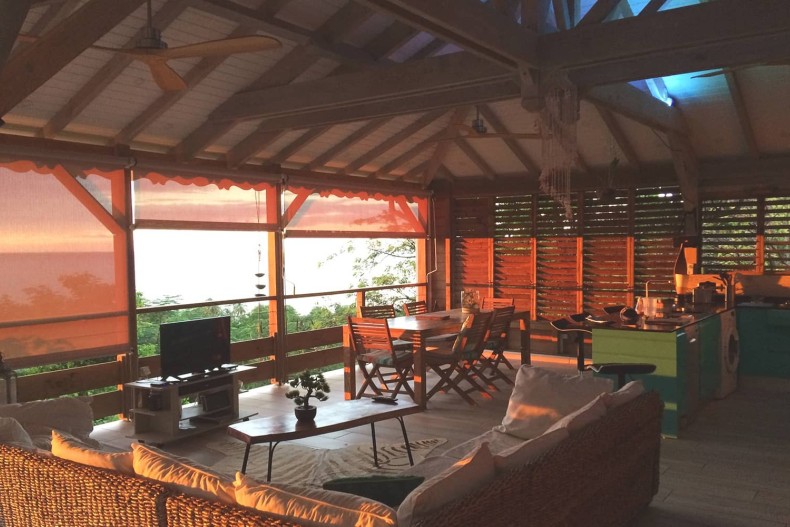 Villa Zuli - Le carbet soleil couchant