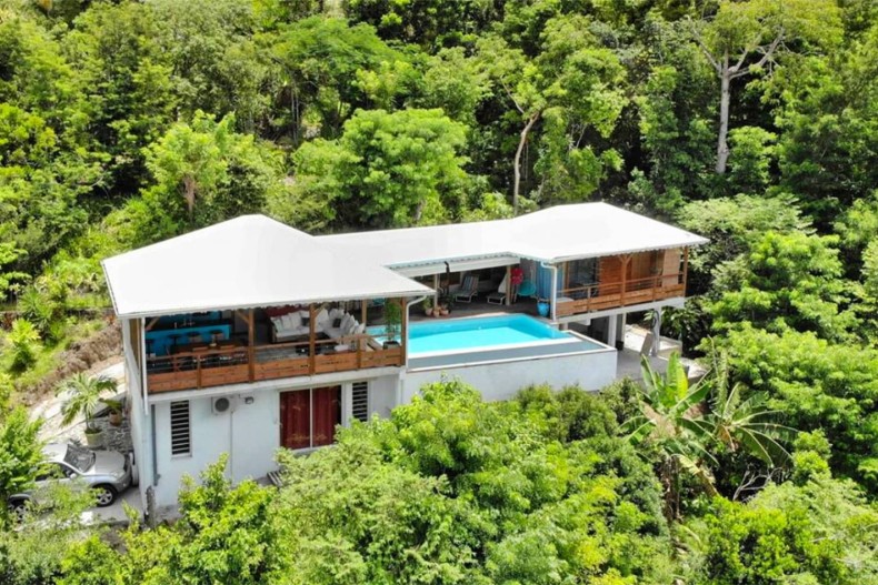 Ecrin de verdure tropicale