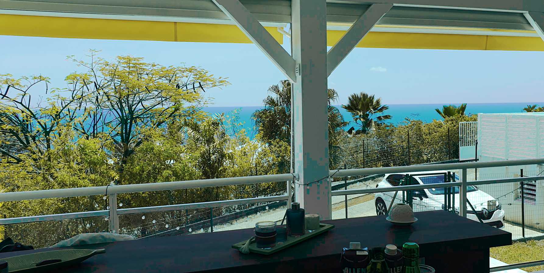 Villa Blue Marine - Vue mer depuis la cuisine