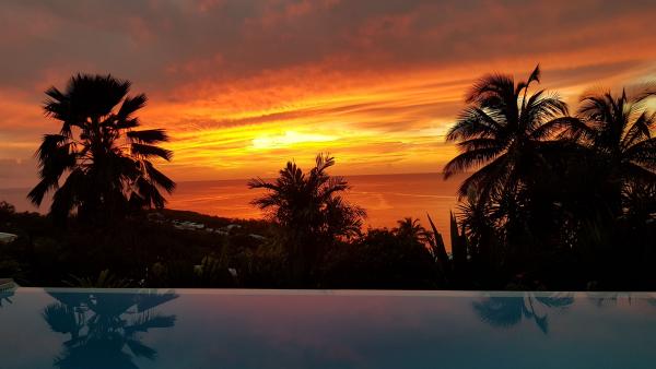 Un endroit privilégié pour assister aux plus beaux couchers de soleil sur la mer Caraïbes