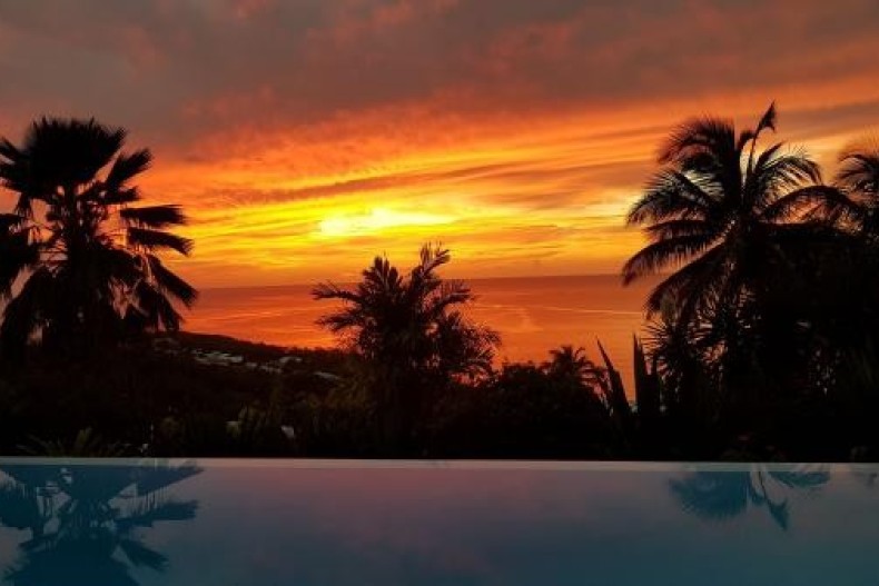 Un endroit privilégié pour assister aux plus beaux couchers de soleil sur la mer Caraïbes